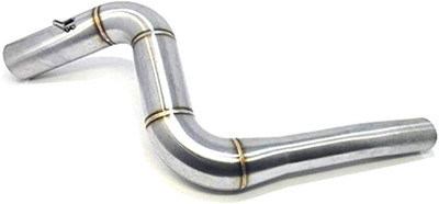 WHEETOYKART Bajaj Pulsar 180 NS, Pulsar 150 NS, Pulsar 200NS Slip-on Exhaust System(Mild Steel)