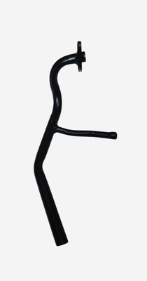 AOW ATTRACTIVE OFFER WORLD Ray/Fascino Silencer Bend Pipe Yamaha Fascino Slip-on Exhaust System(Mild Steel)