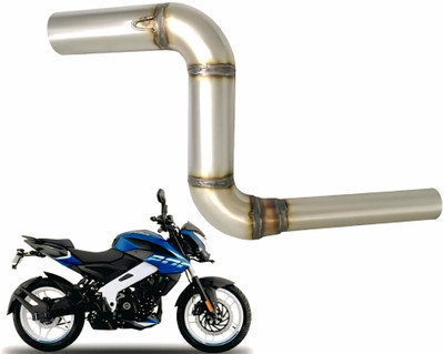 turboracing Z-bend for easy fitment in complex exhaust layouts Bajaj Pulsar 180 NS, Pulsar 180 NS, Pulsar 200NS Slip-on Exhaust System(Stainless Steel)