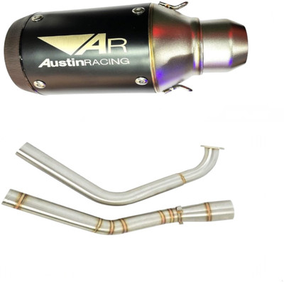 acube mart AR austin racing exhaust with r15 v3 bend pipe Yamaha R15 Full Exhaust System(Stainless Steel)