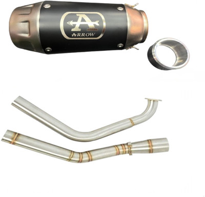 acube mart Yamaha R15 Slip-on Exhaust System(Stainless Steel)