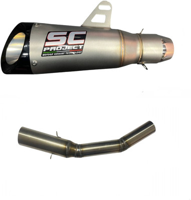 acube mart Hero Universal For Bike Slip-on Exhaust System(Stainless Steel)