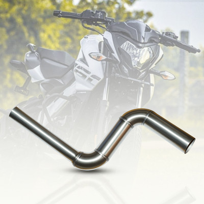 Vagary Exhaust Middle Muffler Bend Pipe for Bajaj Dominar 400/ Bajaj Pulsar RS 200, Bajaj Pulsar 200NS, Dominar 400 Full Exhaust System(Stainless Steel)