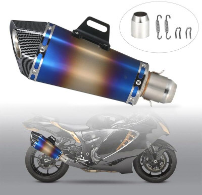 LOVMOTO Bike silencer cf TVS NA Slip-on Exhaust System(Aluminum)