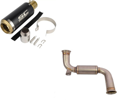 acube mart KTM Duke 200, Duke 390 Slip-on Exhaust System(Stainless Steel)