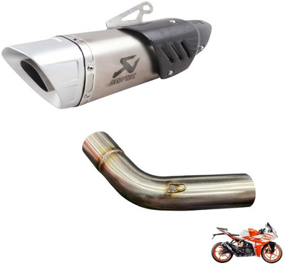 acube mart KTM RC 200, RC 390 Full Exhaust System(Stainless Steel, Carbon Fiber)