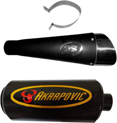 Alleykat Universal For Bike Universal For Bike Full Exhaust System(Stainless Steel)