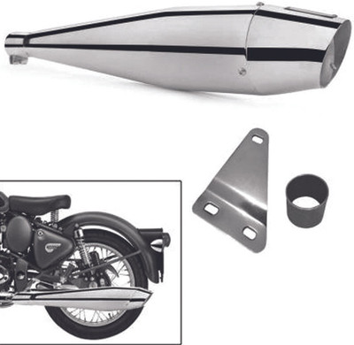 GOLSM Royal Enfield Classic 350 Full Exhaust System(Mild Steel)