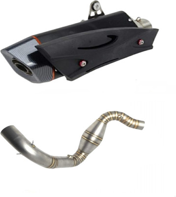acube mart BMW Universal For Bike Slip-on Exhaust System(Stainless Steel)
