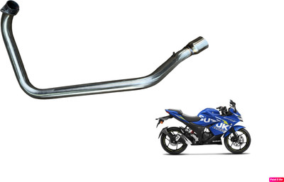 acube mart GIXXER SF 150/250 BS6 bend pipe Suzuki Gixxer SF Slip-on Exhaust System(Stainless Steel)