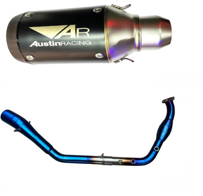 acube mart AR austin racing exhaust with r15 v3/v4/mt15 bend pipe Yamaha R15 Full Exhaust System(Stainless Steel)