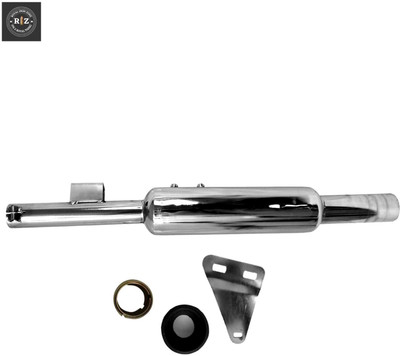 RoyalIRONZone Royal Enfield 350 Twin Spark, Classic, Electra, Thunder Bird 350 Full Exhaust System(Mild Steel)