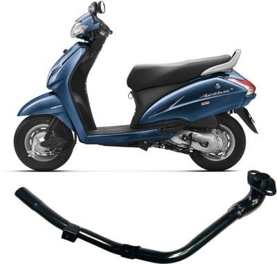 anmol enterprises HONDA ACTIVA 3G BS3 BS4 MODEL'S BEND PIPE BLACK ROYAL SOUND MADE IN INDIA Honda Activa 3G Slip-on Exhaust System(Mild Steel)
