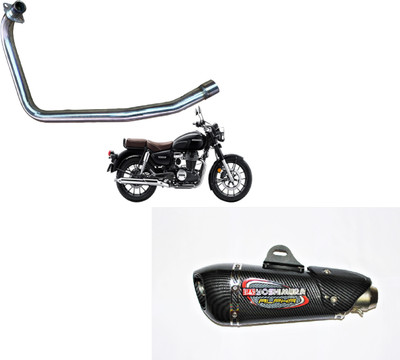 acube mart yoshimura alpha Honda Universal For Bike Full Exhaust System(Stainless Steel, Carbon Fiber)