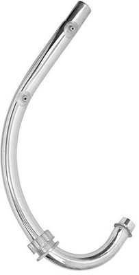 shree ji accessorie Bend pipe chrome Royal Enfield Classic, Classic 350, Electra, Classic 500 Full Exhaust System(Mild Steel)