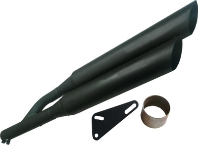 SILENTWAVE Royal Enfield Classic Full Exhaust System(Mild Steel)
