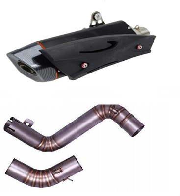 acube mart KTM Duke 200, Duke 190, Duke 390 Slip-on Exhaust System(Stainless Steel)