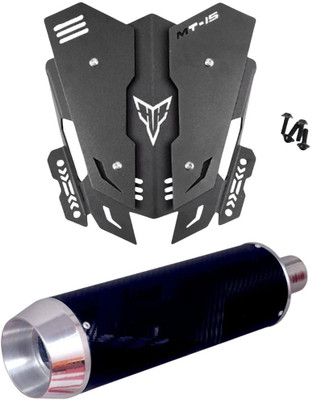 Alleykat Universal For Bike Universal For Bike Full Exhaust System(Stainless Steel)