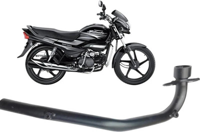Shiv Ambba ss_bend Hero Super Splendor Slip-on Exhaust System(Mild Steel)