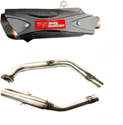 acube mart Yamaha R15 Slip-on Exhaust System(Stainless Steel)