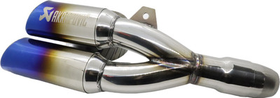 AutoPowerz Universal For Bike Universal For Bike Slip-on Exhaust System(Mild Steel)