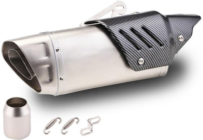 ASRYD KTM, Yamaha, Kawasaki, Bajaj, TVS, Honda Universal For Bike Full Exhaust System(Stainless Steel)