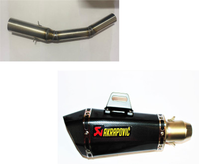 acube mart Hero Universal For Bike Slip-on Exhaust System(Stainless Steel)