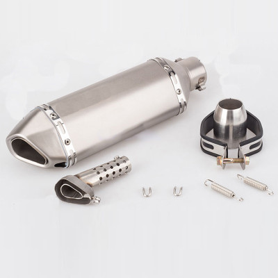 AutoPowerz Bajaj, Yamaha, Hero, TVS, Honda, KTM, Universal For Bike Universal For Bike Slip-on Exhaust System(Mild Steel)