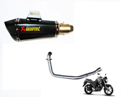 acube mart Yamaha FZ Slip-on Exhaust System(Stainless Steel)
