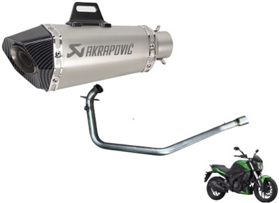 acube mart Dominar 250/400 BS4 bend pipe Bajaj Dominar 400 Slip-on Exhaust System(Stainless Steel)