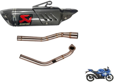 acube mart Yamaha R15 Full Exhaust System(Carbon Fiber)