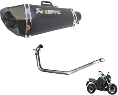 acube mart Dominar 250/400 BS4 bend pipe Bajaj Dominar 400 Slip-on Exhaust System(Stainless Steel)