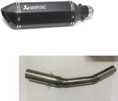 acube mart Hero Universal For Bike Slip-on Exhaust System(Stainless Steel)