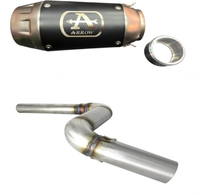 acube mart Bajaj Pulsar 150, Pulsar 180 Slip-on Exhaust System(Stainless Steel)