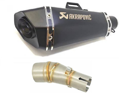 acube mart Kawasaki Ninja 250, Ninja 300 Full Exhaust System(Stainless Steel)