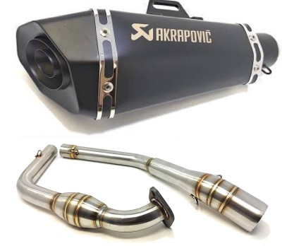 acube mart akrapovic exhaust Yamaha R15, YZF R15 Full Exhaust System(Stainless Steel)