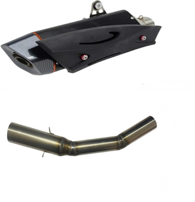 acube mart Hero Universal For Bike Slip-on Exhaust System(Stainless Steel)