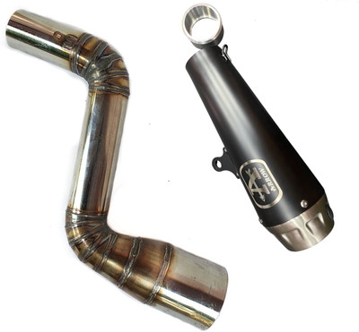 acube mart KTM RC 200 Slip-on Exhaust System(Stainless Steel)