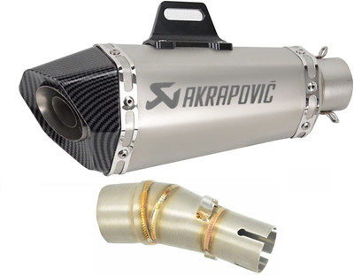 acube mart Kawasaki Ninja 250, Ninja 300 Full Exhaust System(Stainless Steel)