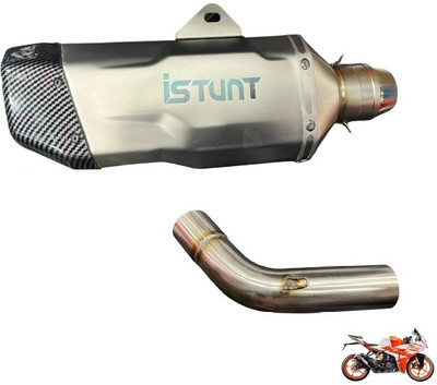 acube mart KTM RC 200, RC 390 Full Exhaust System(Stainless Steel, Carbon Fiber)
