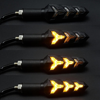 Vagary Front, Rear LED Indicator Light for KTM RC 200(Amber)