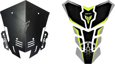 Gogna Mart Tank Pad for Yamaha MT 15 (Green), mt visor bike yamaha mt15 Bike Fairing Kit