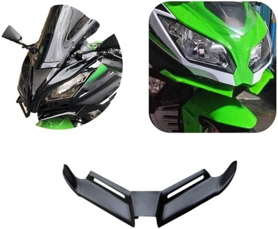 VermsBikers Bike Premium Painted Winglet For R15V3/V4/M Aerox/Ninja 250,300 (Black) Bike Fairing Kit