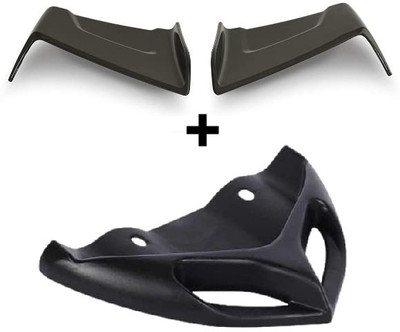 VermsBikers New Winglet for Dominar 400,250+bike side wings winglet black for all bikes Bike Fairing Kit