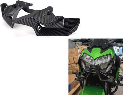 acube mart Abs Motorcycle Front Spoiler Winglet Kit Anti Shake for Kawasaki Z900 carbon Bike Fairing Kit