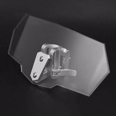 way2gmart Universal Airflow Adjustable Bike Visor Extension Windshield, Visor Extender Bike Fairing Kit