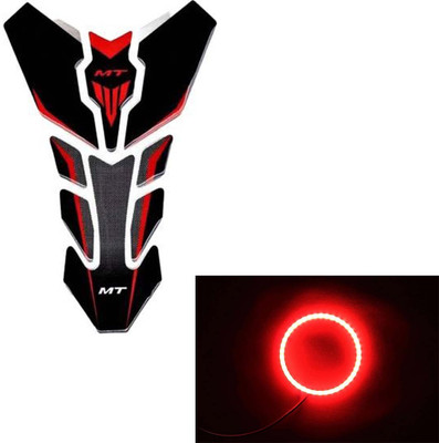 way2gmart (MULTICOLOR) WITH RED RING ANGEL EYE RING LIGHT Bike Fairing Kit
