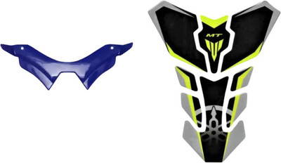 Gogna Mart Tank Pad for Yamaha MT 15 (Green) and mt 15 winglet blue yamaha mt15 Bike Fairing Kit