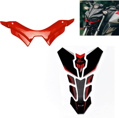 Vagary Red Winglet With Tank Pad for Yamaha MT 15 Bike Fairing Kit