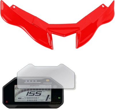 Vagary Red Winglet With Screen Protector for Yamaha R15 V4/ R15M Bike Fairing Kit